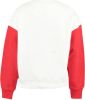 America Today Junior sweater Shazz Jr met printopdruk wit/rood online kopen