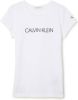 Calvin klein Jeans! Meisjes Shirt Korte Mouw Maat 152 Wit Katoen online kopen