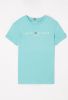 Tommy Hilfiger ! Jongens Shirt Korte Mouw -- Turquoise Katoen online kopen