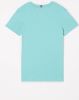Tommy Hilfiger ! Jongens Shirt Korte Mouw -- Turquoise Katoen online kopen