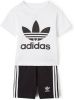 Adidas Originals Trefoil T Shirt/Shorts Set Baby's White Kind online kopen