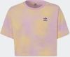 Adidas Girls All Over Print Spray Crop Cropped Tee Basisschool T Shirts online kopen