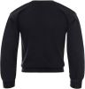 Looxs Revolution Sweater zwart garment dyed look voor meisjes in de kleur online kopen