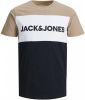 Jack & jones T shirt Korte Mouw Jack &amp, Jones JJELOGO BLOCKING TEE online kopen