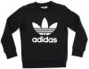 Adidas Originals Trefoil Crew Sweater Junior Black/White online kopen
