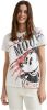 Desigual gebreid Mickey Mouse T shirt met grafische print wit online kopen