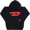 Diesel 00J4Lc 0Iajh Sdivision Sweater Unisex Boys Black online kopen