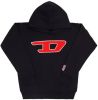 Diesel 00J4Lc 0Iajh Sdivision Sweater Unisex Boys Black online kopen