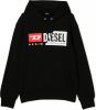 Diesel Sweatshirt ontmoette Capuchon , Zwart, Heren online kopen