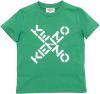 Kenzo T shirt with logo , Groen, Heren online kopen