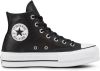 Converse Chuck Tayler All Star Leather Platform sneakers zwart/wit online kopen