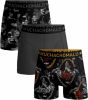 Muchachomalo boxershort Gangsta Paradise set van 3 zwart/grijs/goud online kopen