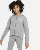 Nike Sportswear Club Fleece Hoodie met rits over de hele lengte voor meisjes Carbon Heather/White online kopen