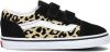 Vans Sneakers TD Old Skool V Flocked Leopard Zwart online kopen