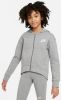 Nike Sportswear Club Fleece Hoodie met rits over de hele lengte voor meisjes Carbon Heather/White online kopen