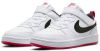 Nike court borough low 2 se sneakers wit/zwart kinderen online kopen