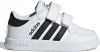 Adidas breaknet sneakers wit/zwart kinderen online kopen