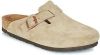 Birkenstock Sandals Boston Soft Footbed , Beige, Heren online kopen