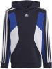 Adidas Hoodie Colorblock 3 Stripes Navy/Blauw/Wit Kinderen online kopen