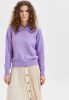 Selected Femme Aeya fijngebreide trui met Peter Pan kraag online kopen