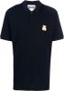 Moschino Embroidered teddy detail polo shirt , Blauw, Heren online kopen