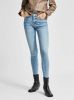 SELECTED FEMME skinny jeans met biologisch katoen SLFSOPHIA medium blue denim online kopen