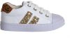 Shoesme SH21S021 A leren sneakers met glitters wit/goud online kopen