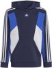 Adidas Hoodie Colorblock 3 Stripes Navy/Blauw/Wit Kinderen online kopen
