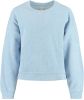 America Today Junior sweater Mia van biologisch katoen lichtblauw online kopen