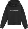 Calvin klein JEANS hoodie van biologisch katoen zwart online kopen