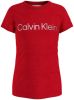 Calvin klein T shirt Korte Mouw Jeans INSTITUTIONAL SILVER LOGO SLIM T SHIRT online kopen