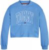 Tommy Hilfiger Girls' Bold Varsity Crop Crew Sweatshirt Junior Kind online kopen